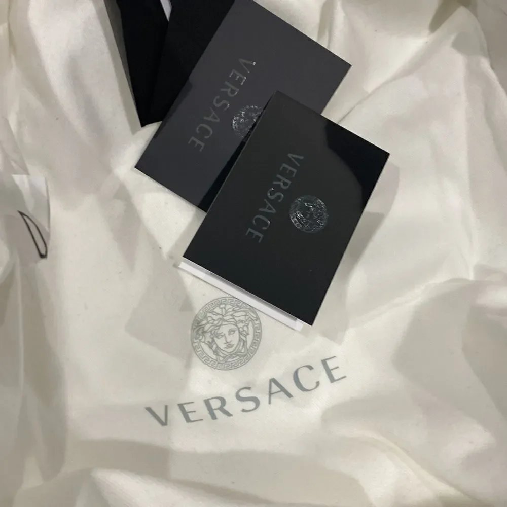 Versace Logo Jacquard Low-Top Sneakers